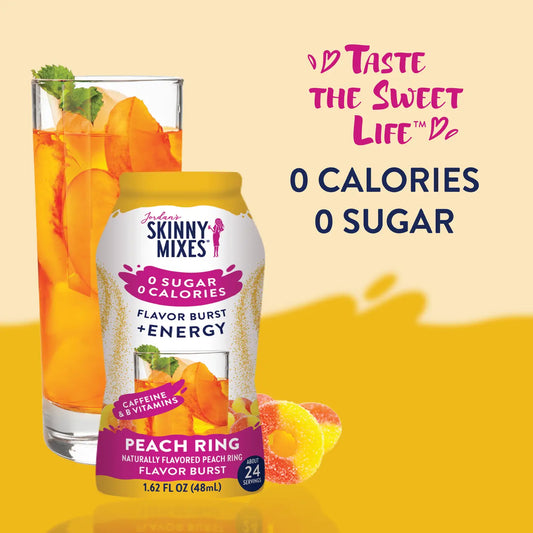 Flavor Burst - Sugar Free Peach Ring + Energy(8)