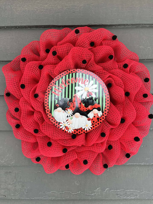 712-227-Ladybug Flower Wreath(54)