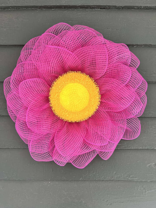 712-231-Pink sunflower wreath(48)