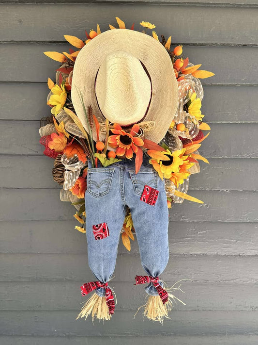 712-234-Scarecrow Hat Wreath(85)