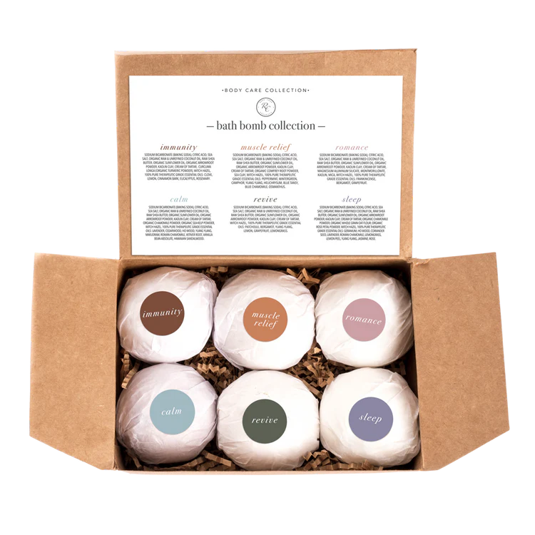 Rowe Casa Organics Bath Bomb Collection-Set of 6(33)