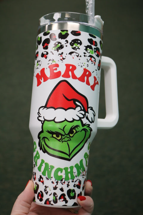 104406-Merry Grinchmas Face 40oz Tumbler(40)