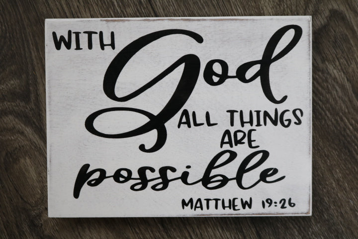 124423-WIth God Rustic Wood Sign(14)