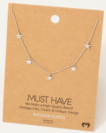 11115-Mini Stars Necklace(18)