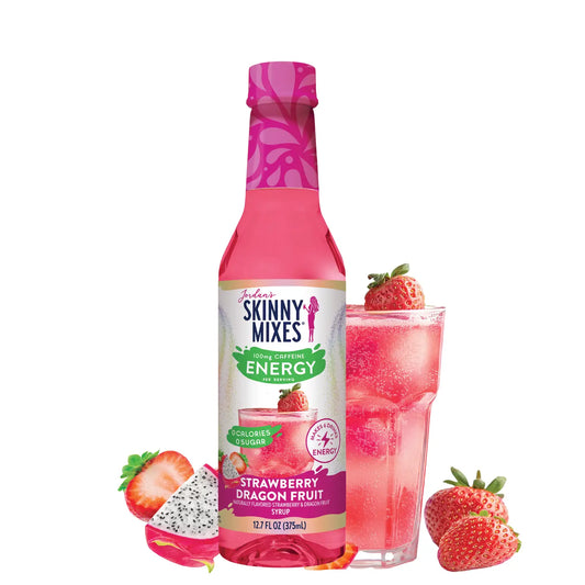 Sugar Free Energy Strawberry Dragon Fruit Syrup(8)