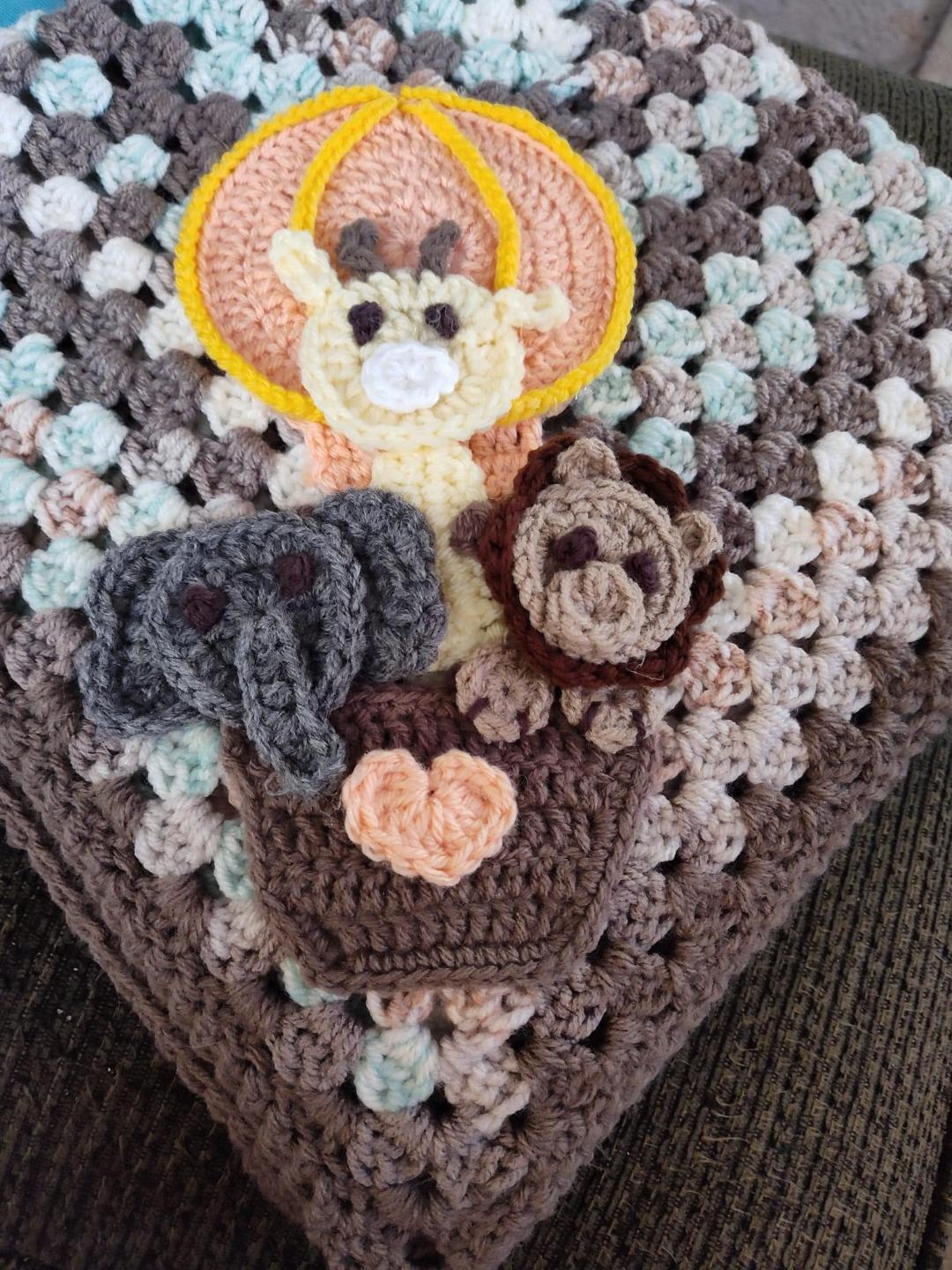 480-63-Hot Air Balloon Baby Blanket(50)