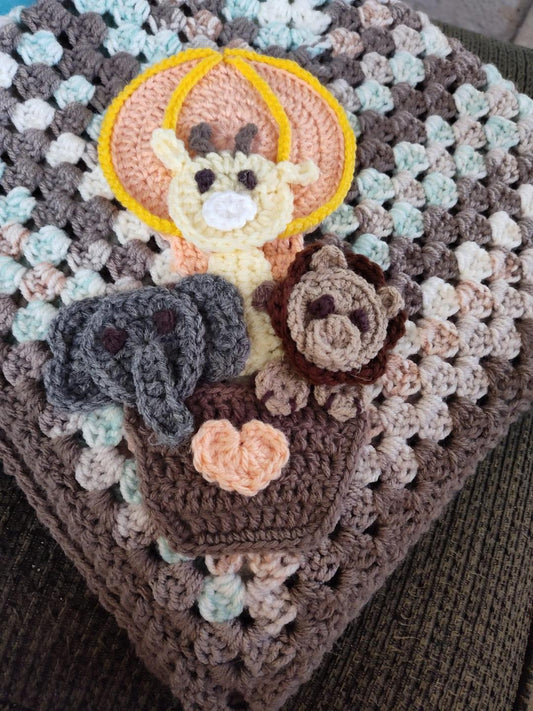 480-63-Hot Air Balloon Baby Blanket(50)