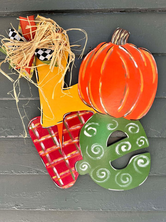 712-199-LOVE Fall Door Hanger(50)