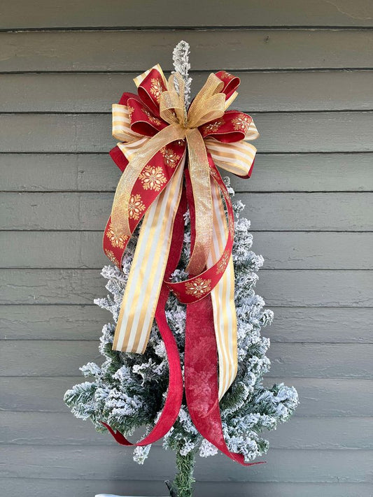 712-203-Burgundy tree topper bow(33)