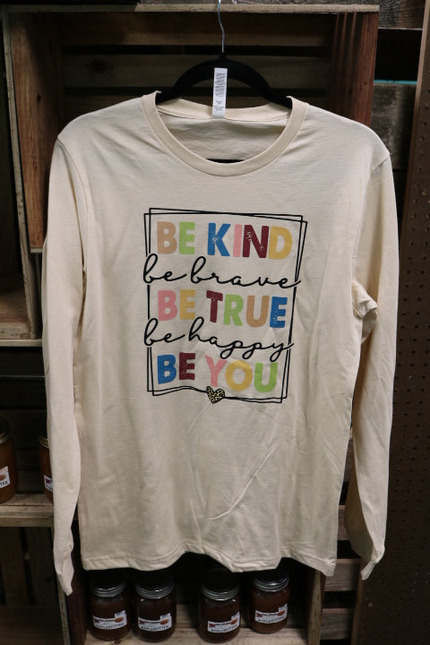 104SPLS5-Be Kind Long Sleeve(34,36)