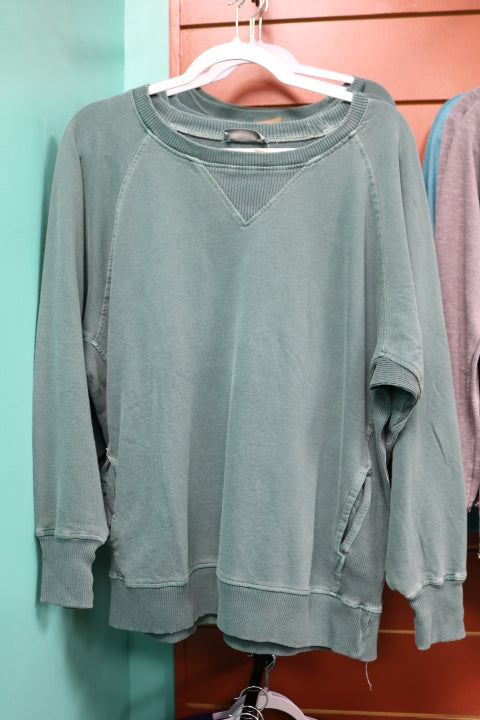 243-283-H Green Pocket Sweatshirt(30)