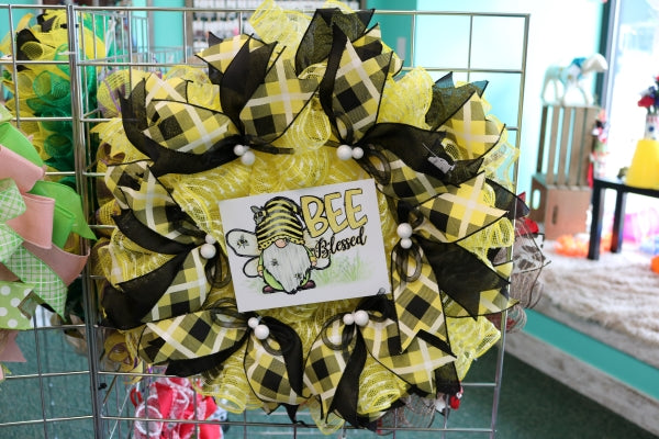 Gnome Bee Wreath