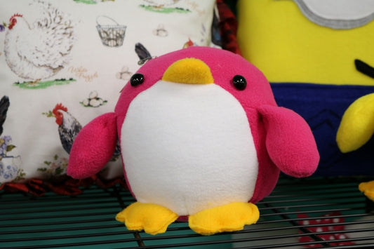 Pink Stuffed Penguin