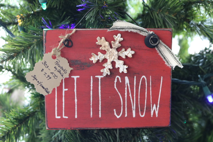 303-270-Sm Let It Snow Embellished SIgns(7.99)