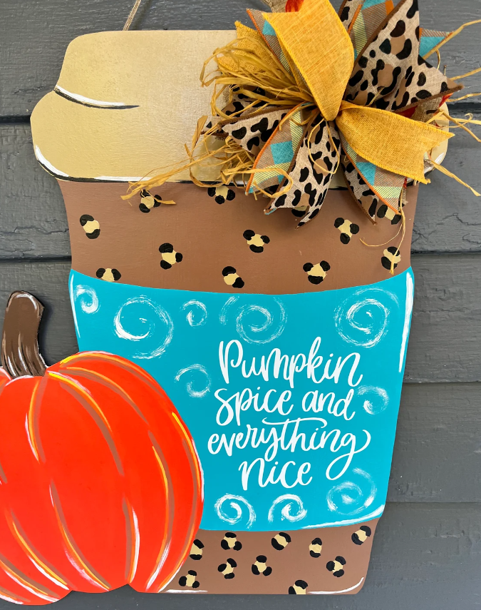 712-133-Pumpkin Spice Door Hanger(50)