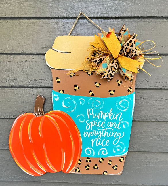 712-133-Pumpkin Spice Door Hanger(50)