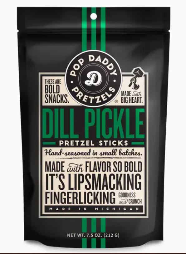 Pop Daddy Dill Pickle Pretzel(6)