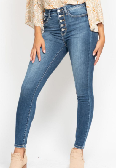 104362-Judy Blue Button Fly Jeans(64)