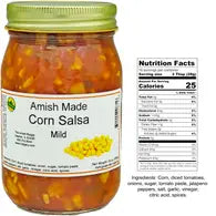 Amish Fresh Salsa-Corn Mild(10)